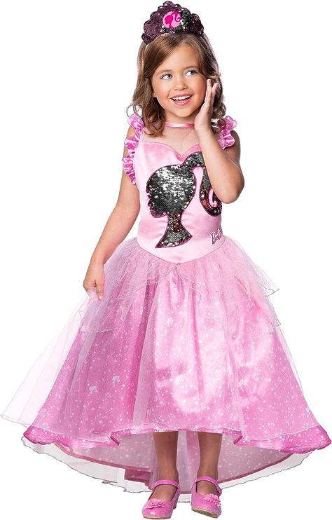 Official Barbie Product Created by Rubies, Princess Barbie Kids Costume, Dress Up Role Play
Product Includes Barbie Branded Princess Pink Dress, Sequin Bodice with Full Skirt and Matching Headpiece
Hand Wash Only Waistline Dress, Magical Dress, Barbie Halloween, Pink Costume, Barbie Costume, Fancy Dress For Kids, Up Costumes, Princess Costume, Dress Up Costumes