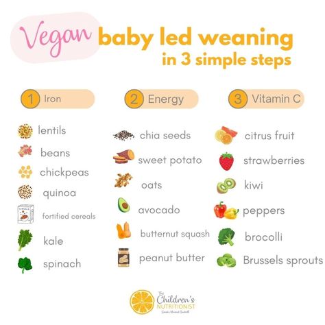 20 Wholesome and Nutritious Baby Led Weaning Vegan Foods | The Children's Nutritionist Vegetarian Weaning Recipes, Blw Recipes 8 Months Led Weaning, Vegan Baby Led Weaning, Vegan Baby Food, Vegan Baby Formula, 8 Month Old Baby Food, Weaning Foods, Toddler Recipes, Baby Recipes