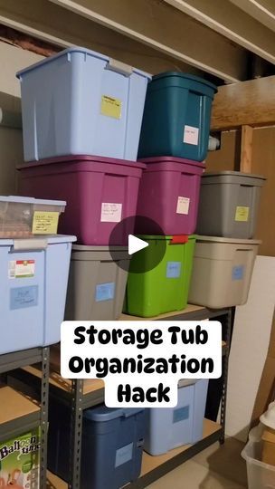 463K views · 2.1K reactions | Storage Tub Organization Hack
.
Adhesive pockets are key to knowing what's inside your storage tubs without having to mark them up or use stickers that fall off.
.
Leave the comment POCKETS and I'll dm you the link to the ones I use on Amazon. 
.
.
.
.
#spotofteadesigns #organizedhome #organizedmom #getorganized #storagesolutions #storageideas #organizedliving #labelallthethings #labeleverything #lifehack | Spot of Tea Designs Storing Totes Organizing Ideas, Storage Tubs Organization, Storage Tubs, Tote Organization, Tea Design, Living Room Bathroom, Bathroom Bedroom, Room Bathroom, Kitchen Living Room