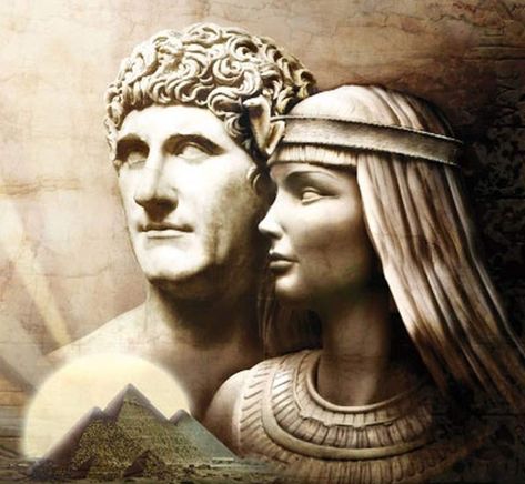 Cleopatra And Marc Anthony, Cleopatra History, Queen Cleopatra, Library Of Alexandria, The Borgias, Marco Antonio, Egyptian Queen, Historical People, Roman History