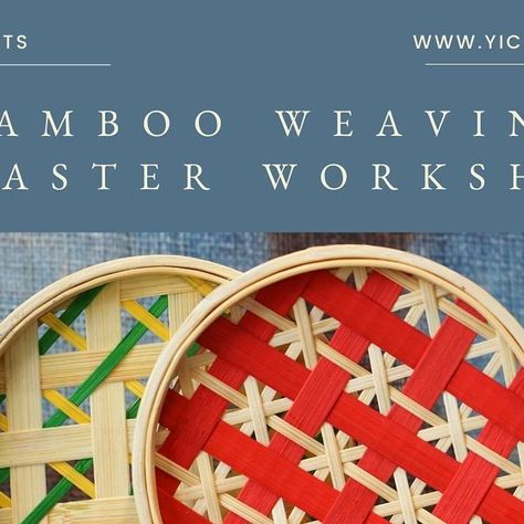 New bamboo weaving coaster workshop this Sunday 🎋🎍  Fun and relaxing two hours to learn basic bamboo crafts and make two bamboo wea... | Instagram Weaving Bamboo, Bamboo Baskets, Bamboo Hats, Bamboo Crafts, Bamboo Weaving, Bamboo Basket, Garden Party, Link In Bio, To Learn