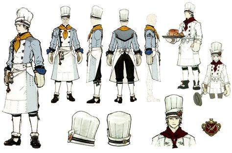 Janitor Character Design, Chef Character Design, Types Of Drawing Styles, Reborn Art, Realm Reborn, Art Final, Animation Anime, Doodle Characters, Final Fantasy Artwork