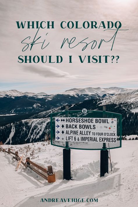 Which Colorado Ski Resort Should I Visit? Best Ski Resorts In Colorado, Denver Christmas, Skiing Tips, Skiing Colorado, Colorado Resorts, Skiing Trip, Skiing Holiday, Ski Destinations, Trip To Colorado