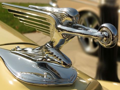 1937 Packard Goddess of Speed Hood Ornament Marathon Tattoo, Car Mascot, Bicycle Ride, Siren Song, The Siren, Hood Ornaments, The Basement, Sunday Afternoon, The Goddess