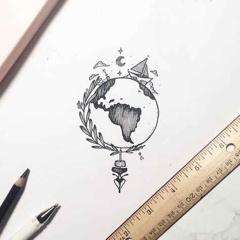 2,023 Likes, 43 Comments - NATHALYBONILLA *tattoo*  (@nathalybonilla) on Instagram: “Let's do this together! ⛵️  Chicago and LA Nathalybonilla.tattoo@gmail.com” Girls Tattoos, Kristina Webb, Kunst Tattoos, Men Tattoos, Tattoo Zeichnungen, Disney Concept Art, Diy Tattoo, Eye Tutorial, Flower Doodles