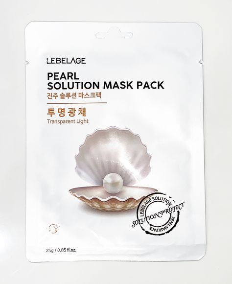 Lebelage “Pearl Solution” Mask #transparentlight 🐚🐚🐚 Lebelage Mask, Essential Oil Blends Recipes, Essential Oil Blends, Oil Blend, Packaging Design, Face Mask, Essential Oils, Skin Care, Gif