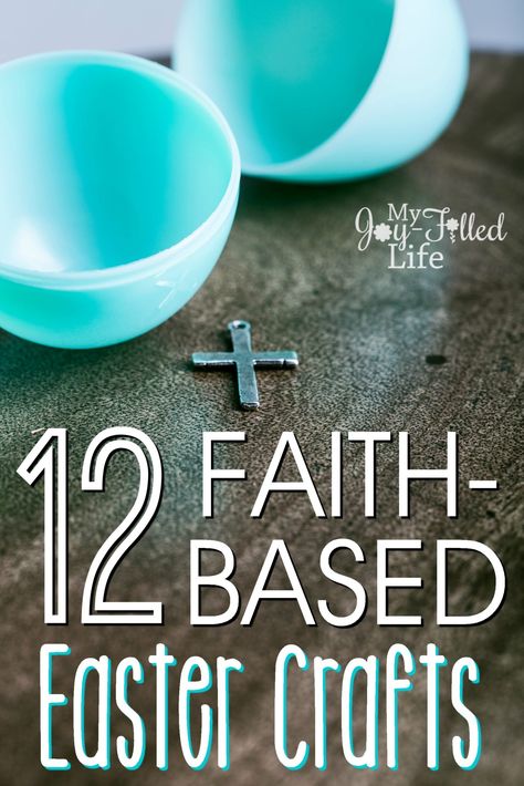 12 Faith-Based Easter Crafts Christ Centered Easter Crafts, Resurrection Crafts, Easter Religious Crafts, Preschool Easter, Christ Centered Easter, Easter Sunday School, Easter Crafts For Adults, Easter Activities For Kids, Party Things