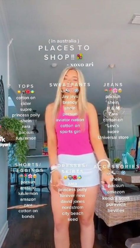 ★Places to shop✧.* Places To Online Shop For Clothes, Summer Clothes And Where To Get Them, Stores To Get Cute Clothes, Teen Shopping List, Good Stores To Shop For Clothes, Cute Clothes Shops, Places To Shop For Clothes Teens, Where To Get Clothes From, Cute Places To Shop For Clothes