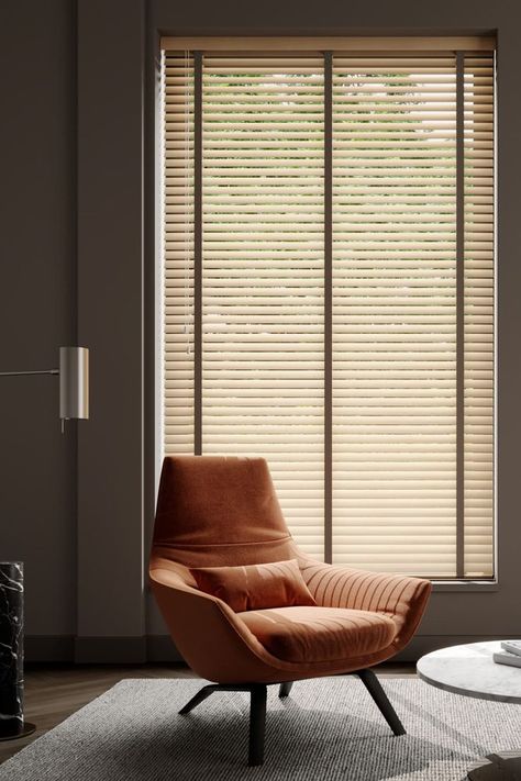 Yes, and very well too. Wooden blinds can make a marked difference to the temperature of your room, and may help you to keep your heating bills lower, which given the current state of play with the cost of living crisis, might well make them a very sound investment for winter 2022/23. Wooden Blinds Living Room, Luxury Blinds, Office Blinds, Luxury Windows, Classic Window, Living Room Blinds, Wood Curtain, Luxury Curtains, Wood Blinds