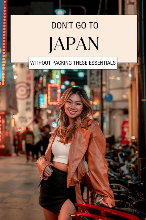 22 Travel Essentials For Japan: What To Pack For Your Trip — findingfiona Vacation In Japan Outfits, Japan Travel Outfit September, Osaka Outfit Winter, Packing For Japan Summer, What To Pack For Japan In Autumn, Japan Trip Outfit Summer, Japan Trip Outfit Autumn, Fall In Japan Outfit, Tokyo October Outfit