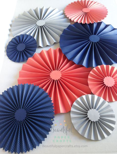 Pinwheel Backdrop, Rosettes Paper, Wedding Navy, Backdrop Decor, Paper Rosettes, Gold Wedding Decorations, Gold Bridal Showers, Coral Wedding, Tissue Paper Flowers