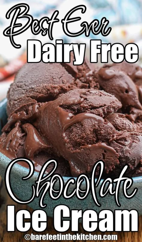 Non Dairy Ice Cream Recipe, Oat Milk Ice Cream Recipe, Lactose Free Ice Cream Recipe, Dairy Free Chocolate Ice Cream Recipe, Dairy Free Ice Cream Recipe, Lactose Free Ice Cream, Non Dairy Ice Cream, Homemade Chocolate Ice Cream, Ice Cream Recipes Machine