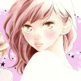 Futaba Icon, Blue Spring Ride, Ao Haru, Blue Spring, Pink Hair, Stars, Hair, Anime, Pink