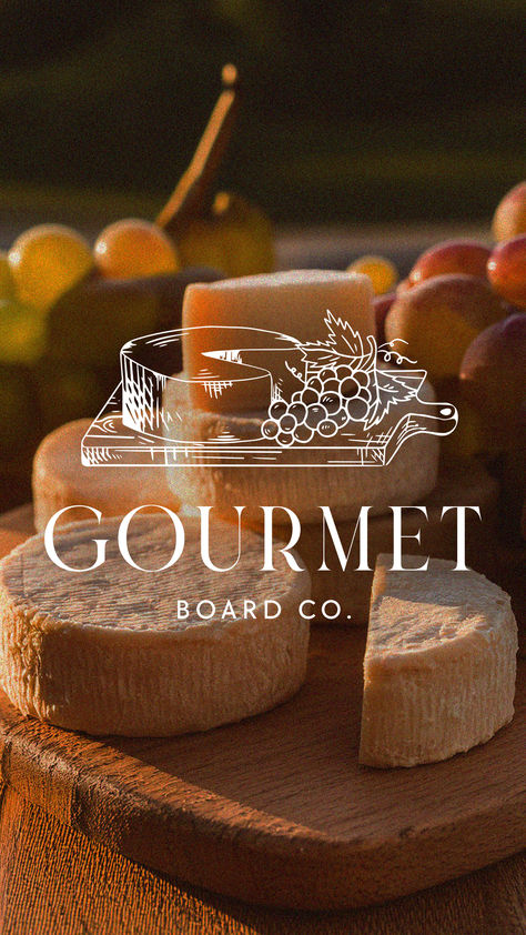 Discover how a minimalist logo can elevate your catering business to the next level. The Gourmet Board Co. logo embodies simplicity with a touch of elegance, making it ideal for brands that value quality and sophistication. A well-designed logo is essential for building trust and recognition among high-end clientele. Explore how this logo design can align with your brand’s values and create a lasting impression. Catering Graphic Design, Charcuterie Branding, Catering Logo Design, Catering Branding, Catering Logo, Gourmet Catering, Catering Design, Logo Design Illustration, Co Logo