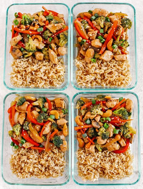 Rotisserie Chicken Meal Prep, Stir Fry Meal Prep, Teriyaki Chicken Stir Fry, 2024 Recipes, High Protein Meal Prep, Healthy High Protein Meals, Healthy Lunch Meal Prep, Easy Healthy Meal Prep, Work Meals