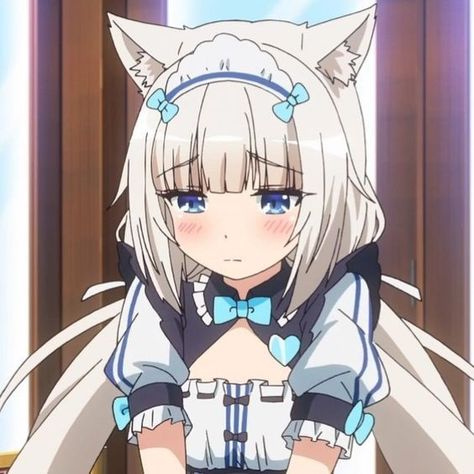 Anime Profile, Fanarts Anime, Kawaii Girl, Cat Girl, Clone Wars, All Anime, An Anime, Girl Icons, White Hair