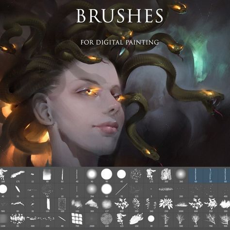 30+ Best Free Photoshop Brushes 2020 | Design Shack Photoshop Painting Tutorial, Digital Painting Photoshop, Digital Brushes, Photoshop Brushes Free, Illustrator Brushes, Procreate Brushes Free, Photoshop Collage, Beginner Photo Editing, Photoshop Painting