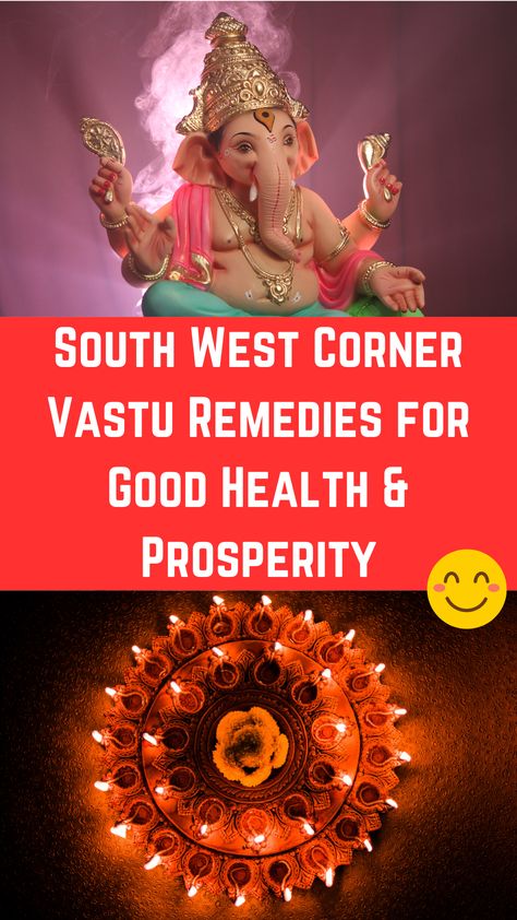 South West Corner Vastu Remedies for Good Health & Prosperity Vastu Tips For Good Health, South Wall Vastu Painting, Vastu Tips House, Southwest Wall Decor, Entry Door Colors, South Western Decor, Vastu Remedies, Painting Installation, Bed Placement