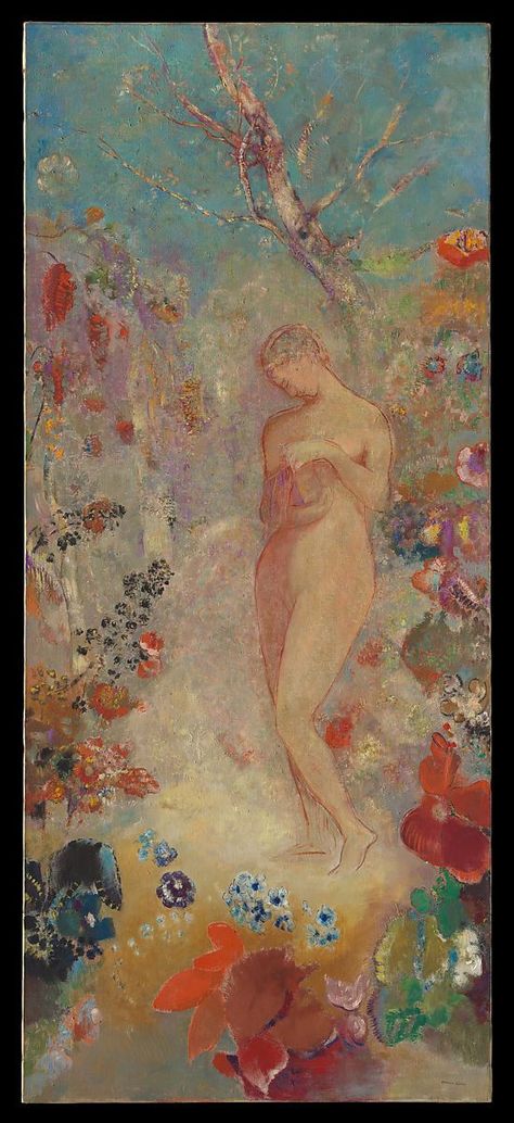 Pandora, Odilon Redon (French, Bordeaux 1840–1916 Paris), Oil on canvas Pandora Art, Odilon Redon, Famous Artwork, Getty Museum, Post Impressionism, National Gallery Of Art, Art Institute Of Chicago, Vintage Art Prints, Posters And Prints