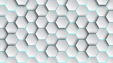 Pattern hexagon background abstract and ... | Premium Vector #Freepik #vector #background #geometric #light #polygon Hexagon Background, Geometric Light, Futuristic Background, Silver Background, Geometric Tiles, Technology Background, Hexagon Pattern, Honeycomb Pattern, Background Abstract