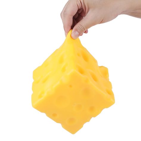 PRICES MAY VARY. 🧀【Great Stress Relief】This is the perfect companion for those long and stressful days at work or school. With its super soft texture, just a few squeezes will help melt away your worries and improve your mood. Try it and feel the difference! ✔️【CPC Approved, Safe】We are committed to the safety of those who use our products. With an official Children's Product Certificate, you can rest easy knowing that your gift is both fun and safe. 🎉【Party Favors】This cheese shaped squishy toy is a good decoration for children's birthday party, classroom rewards, Easter egg hunt, etc. Also, these toys are great for party favors, carnival prizes, Christmas stocking stuffers and more. 🥳【Widely Application】It is light and compact, doesn't take up much space, suitable for various places, Kids Present Ideas, Chew Stim Toys, Hope Scope, Fidget Collection, Pink Fidget Toys, Taba Squishies, Pop Its Fidget Toy, Mochi Fidget Toy, Fidgets Toys