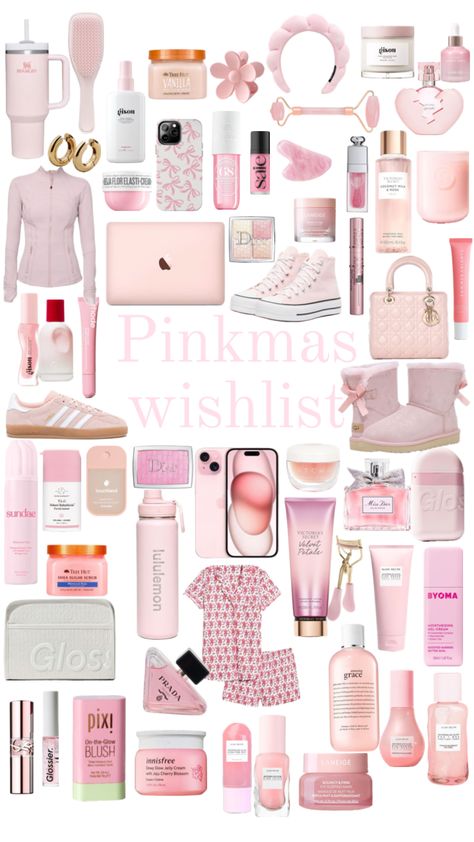 #pinkmas#wishlist#aestethic 🎀 Christmas List Ideas Skincare, Christmas Wishlist Clothes Ideas, Christmas Girly Gifts, Cute Girly Christmas Gifts, Christmas Wishlist Baddie, Christmas Wishlist Ideas For Teens, Ultimate Christmas Wishlist, Girly Wishlist Gift Ideas, Christmas List Y2k