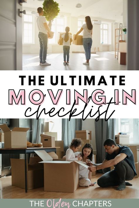 Settle into your new home with ease using this ultimate after moving checklist. It includes all the things you need to do after moving day: utilities installation, unpacking hacks, where to change your address, and so much more. Even includes top money and time saving tips you don't want to miss. What To Pack First When Moving, Tips When Moving Into A New Home, Moving List Things To Do, Tips For Moving Into A New House, Moving In Checklist, Where To Start When Packing To Move, Move In Checklist New Home, How To Unpack After Moving, Cleaning New Apartment Before Moving In