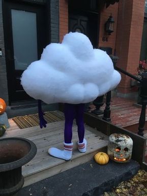 Trolls: Cloud Guy Costume: 10 Steps (with Pictures) Troll Halloween Costume, Cloud Costume, Best Diy Halloween Costumes, Crafty Witch, Troll Costume, October Activities, Diy Costumes Women, Diy Clouds, Clever Halloween Costumes