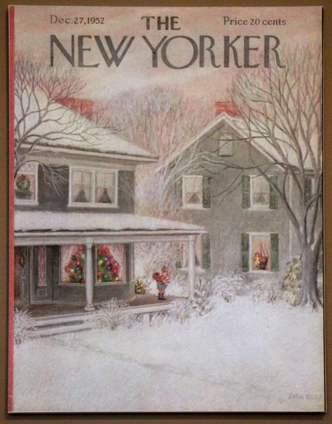 New Yorker Christmas Cover 1952