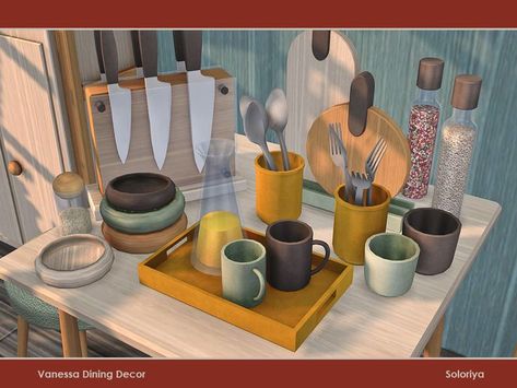 Tiered Server, Kitchen Clutter, Long Hallway, Hallway Table, Space Party, Bamboo Plants, Electronic Art, Sims 4 Cc Finds, Sims 4 Cc