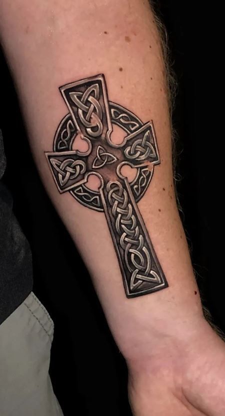 Celtic Cross Tattoos Men, St Brigid Cross Tattoo, Celtic Cross Tattoo Feminine, Irish Cross Tattoo, Irish Tattoos For Men, Celtic Cross Tattoo For Men, Celtic Band Tattoo, Celtic Cross Tattoo, St Brigid Cross