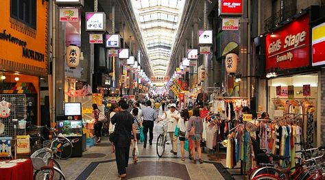 Japan Shopping Guide: How to Shop Japanese Neighborhood, Japanese Shopping, Osaka Travel, Shopping Arcade, Japan Shopping, Japan Guide, Japanese Lifestyle, Travel Japan, Japanese Market