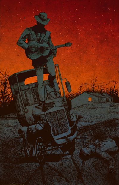 ☆ Robert Johnson Blues :→: Artist  Patryk Hardziej ☆ Blues Music Art, Arte Jazz, Robert Johnson, Delta Blues, Jazz Art, Music Illustration, Blues Artists, Music Artwork, Guitar Art