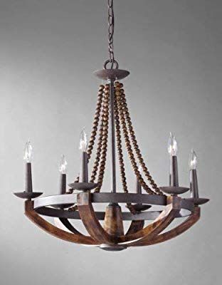 Amazon.com: Feiss F2749/6RI/BWD Adan Candle Chandelier Lighting, Iron, 6-Light (26"Dia x 26"H) 360watts: Home Improvement Feiss Lighting, 6 Light Chandelier, Tier Chandelier, Iron Chandelier, Classic Chandeliers, Wooden Chandelier, Empire Chandelier, Light Photo, Wood Chandelier