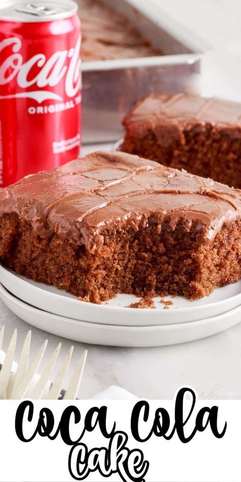 Chocolate Coke Cake, Coca Cola Cake Recipe, Cola Cake Recipe, Chocolate Coca Cola Cake, Coke Cake, Chocolate Chip Pudding, Soda Cake, Coca Cola Cake, Wacky Cake