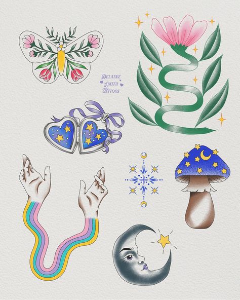 Happy Monday, here’s your weekly flash drop 🫨 these designs are available in color or black and grey ✨ Chappell Roan Tattoo Flash, Chappell Roan Tattoo, Bestie Tattoo, Chappell Roan, May 13, Flash Tattoo, Happy Monday, Tatting, Tattoo Ideas