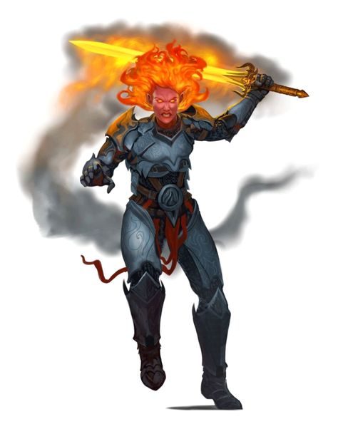 Female Fire Giant Fighter - Pathfinder 2E PFRPG DND D&D 3.5 5E 5th ed d20 fantasy Fire Giant Dnd, Fire Template, Paizo Pathfinder, Fire Giant, Fire Giants, Pathfinder Character, Dnd Ideas, Wildlife Artwork, Heroic Fantasy