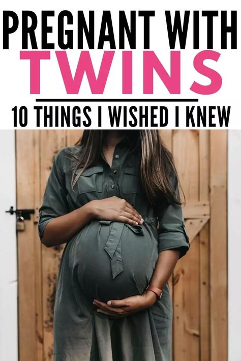 So, you just found out that you’re going to have twins! Congrats! Being pregnant with not only one but two babies is both exciting and mega-overwhelming.Here are my top 10 tips for an easier and more enjoyable twin pregnancy! Tips for being pregnant with twins. Pregnant with twins. How to prepare for twins. Twin mom Conceiving Twins Naturally, Twin Baby Must Haves, Twin Belly Bump, Twin Belly Progression, How To Get Pregnant With Twins, Twin Must Haves Baby Items, Twin Pregnant Belly, Twin Bump Progression, Twin Baby Stuff