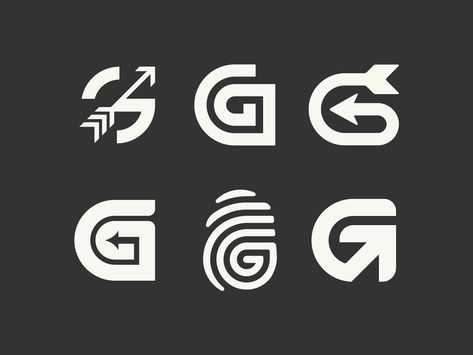 Logos, Letter G Exploration, Brand Exploration, Allan Peters, G Logo Design, Font Logotype, Logo Typography, G Logo, Creative Block