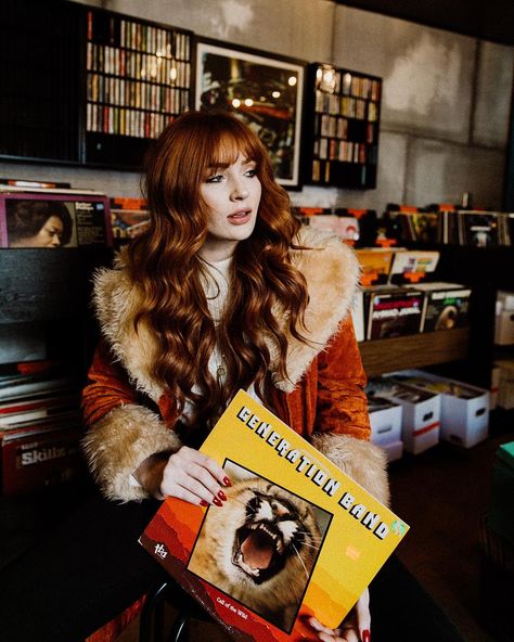 Danielle Victoria on Instagram: “When everything in the world seems dark, there’s always music 🎶” Never Take It Seriously, Danielle Victoria Perry, Danielle Perry, Danielle Victoria, Boho Rocker, Rocker Girl, Red Hair Woman, Redhead Beauty, Model Inspo