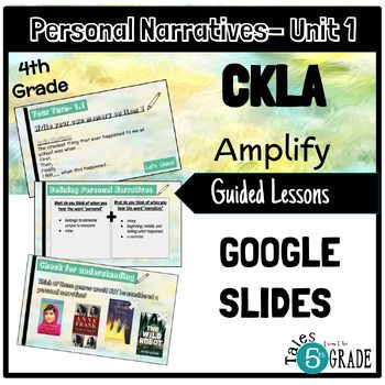 Guided Google Slides to use with CKLA Grade 4 Unit 1. Other Units will be for sale in the upcoming weeks. :) (2nd Edition)Detailed slides to guide your instruction that follow the CKLA Teachers Manual. These files are fully editable, so you can adapt them to meet your needs. I sometimes change less... Ckla 4th Grade, Core Knowledge, Classroom Goals, Teachers Toolbox, Personal Narratives, Grade 4, Fourth Grade, 5th Grades, Free Sample