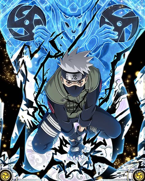 Kakashi Hatake, Anime Character, Naruto, Deviantart, Grey, Anime, Blue, Black