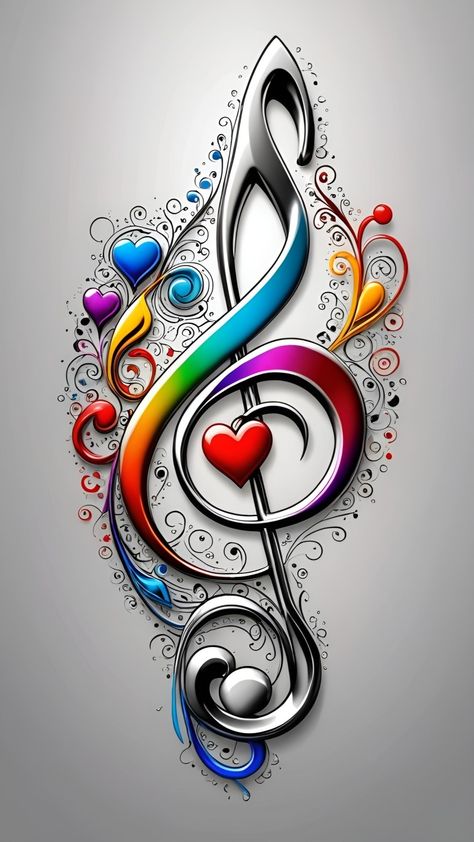 Music Pictures Image, Music Note Wallpaper, Music Notes Background, Music Notes Tattoo, Music Notes Art, Rainbow Music, Android Wallpaper Art, Note Tattoo, Butterfly Wallpaper Backgrounds