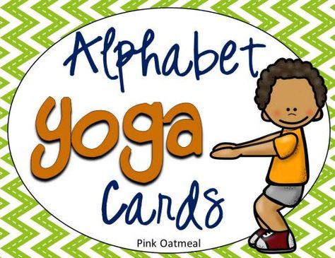 Alphabet Yoga Poses, Yoga Alphabet, Alphabet Yoga, Yoga Asanas Names, Abc Yoga, Abc Crafts, Yoga Cards, Yoga Poster, Fun Pictures