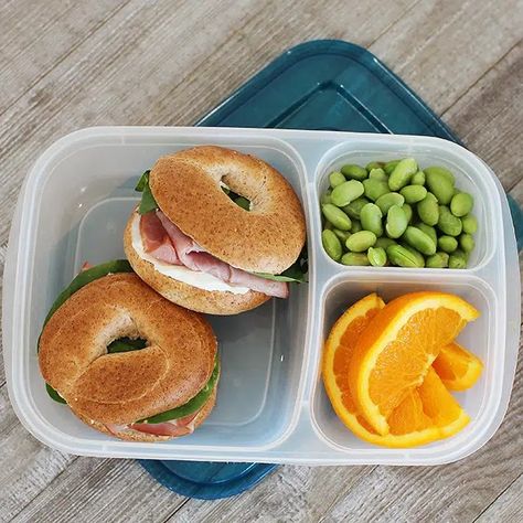 Bagel Sandwich Lunch, School Lunches For Kids, 90 Pictures, Lunches Healthy, Lunches For Kids, Pack Lunches, Preschool Lunch, Mini Bagels, Best Bagels