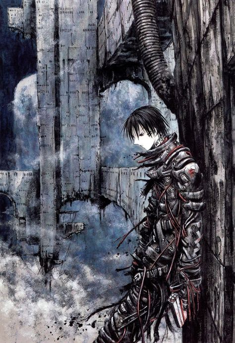 Blame Manga, Tsutomu Nihei, Isekai Anime, Cybergoth Anime, Really Cool Drawings, Other World, Graphic Poster, Artist Art, Dark Fantasy