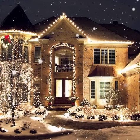 Types of Outdoor Christmas Lights and How to Hang Them | Family Handyman Exterior Christmas Lights, Christmas Lights Outside, White Christmas Lights, Christmas Light Installation, Hanging Christmas Lights, Christmas House Lights, Christmas Light Displays, Christmas Lighting, Hanging Christmas Tree