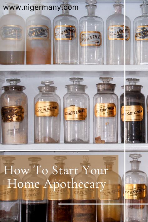 Everything you need to know to start your home herbal apothecary. From jars, herbs, tincture planning - this article gives you the tools and resources to get started today. Diy Apothecary, Home Apothecary, Natural Medicine Cabinet, Uva Ursi, Medicinal Tea, Magical Home, Herbal Tinctures, Herbal Recipes, Holistic Care