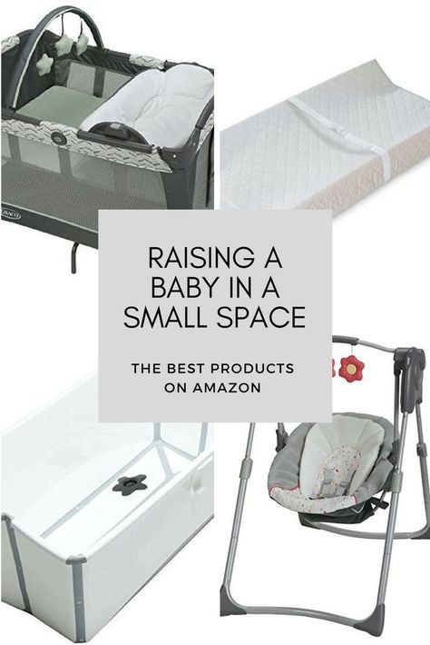 The Essential Products for Raising a Baby in a Small Space: 6 items - all available on Amazon! - that make raising a baby in a small space manageable. These compact products are perfect for a small, tiny nursery or home. From the best pack n play to small changing table solutions to small cribs (2 mini crib options) this guide will help you make the most of your space & budget. We live in a small cabin and these products have all served us well - you'll want to add them all to your baby registry Baby Registry, Best Pack N Play, Small Crib, Tiny Nursery, Baby Footprint, Pack N Play, Baby Footprints, Mini Crib, Small Cabin