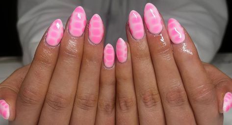 Pink Crocodile Nails, Nails Blooming Gel, Luminary Nails, Crocodile Nails, Hoco Nails, Teen Nails, Blooming Gel, Western Nails, Beachy Nails